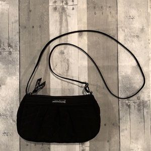 NWOT Vera Bradley black quilted crossbody bag